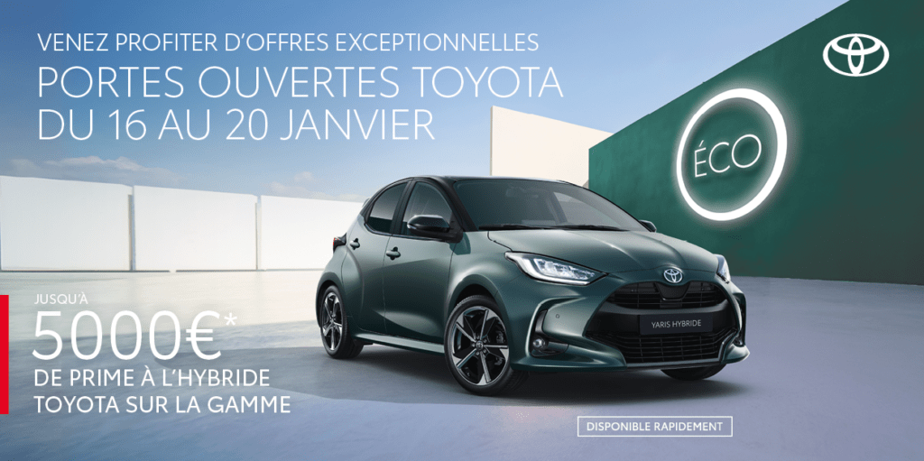 Journées portes ouvertes Toyota Janvier 2025